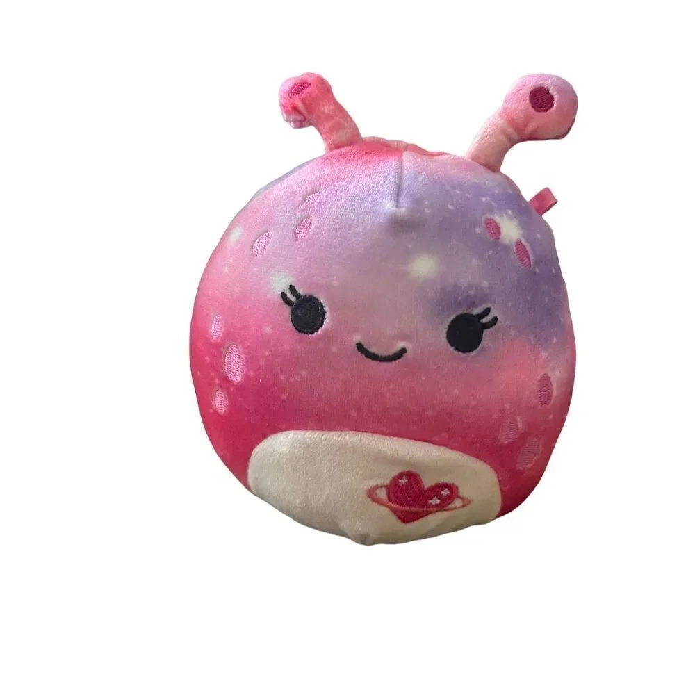 Squishmallows Kid's Multicolor Loraly the Alien Valentine's Plush Stuffed Animal